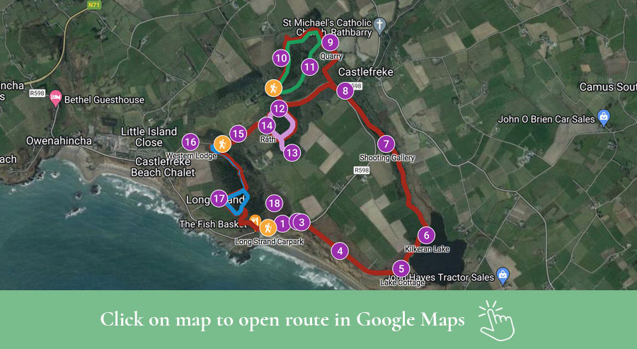 castlefreke trails rathbarry google map